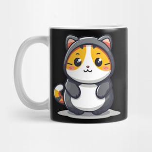 Orange Kawaii Cat Mug